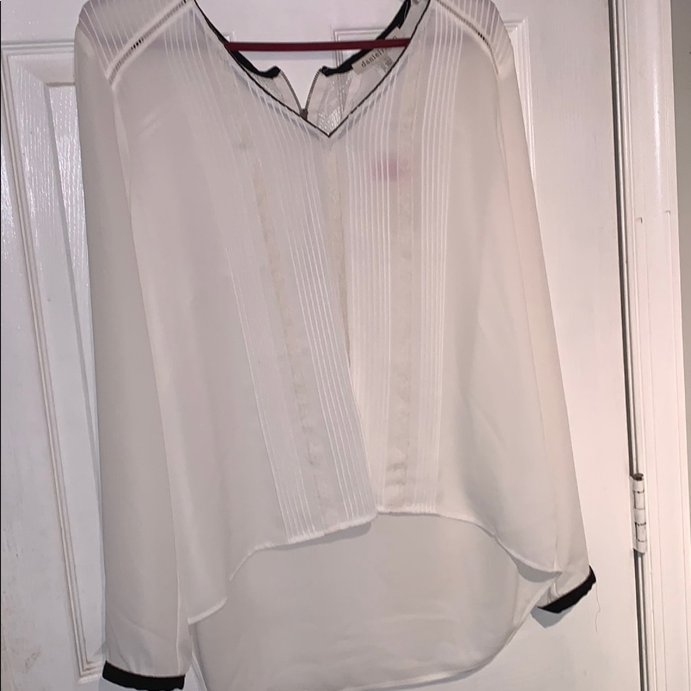 Never been worn, White long sleeve blouse